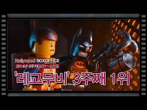 [북미박스오피스] 검투사도 못이긴 장난감 파워!...'레고무비' 3주째 1위