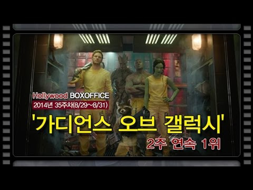 [북미박스오피스] 올해 북미 최고 흥행...'가디언스 오브 갤럭시' 2주 연속 1위