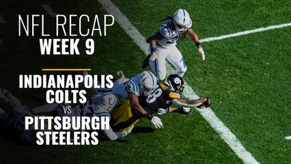 Week9: Steelers earn win against Colts