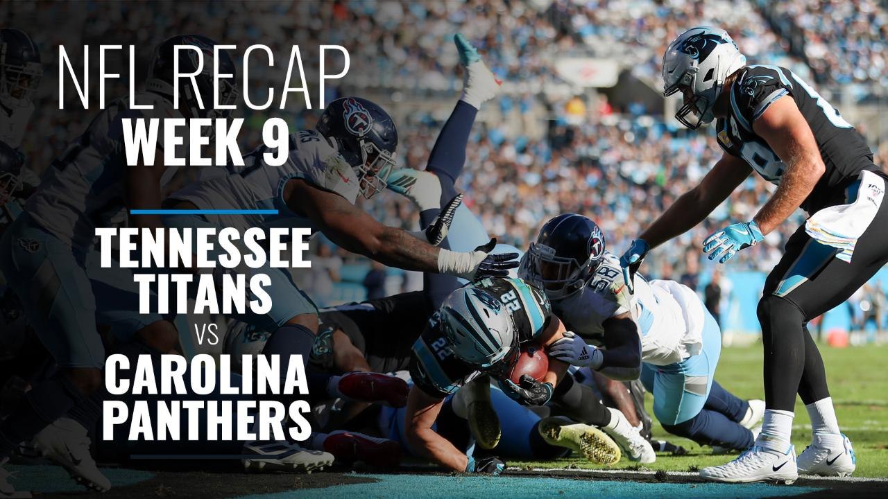Week 9: Panthers beat Titans