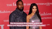 Kim Kardashian and Kanye West’s whole family kept Halloween going with two more group costumes