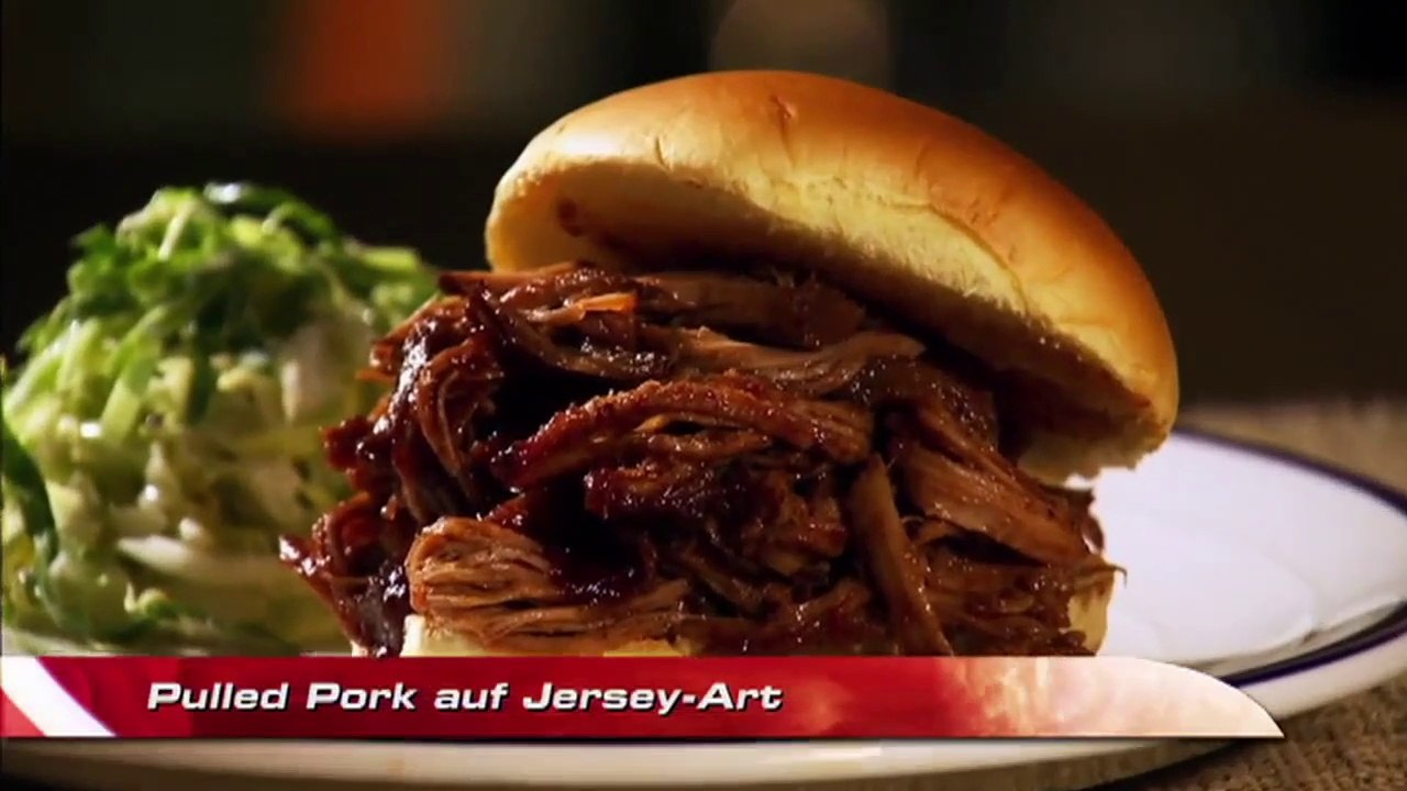 Pulled Pork auf Jersey Art