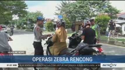 Petugas Tangkap Para Pelanggar Lalin dalam Operasi Zebra Rencong di Aceh
