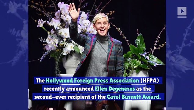 Ellen DeGeneres to Receive Carol Burnett Award at 2020 Golden Globes