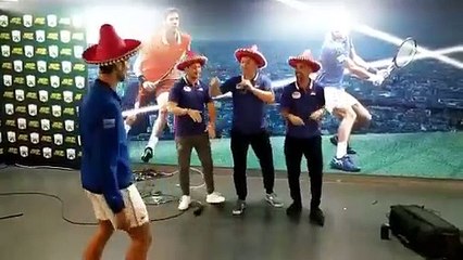 Tennis - Paris 2019 - Novak Djokovic crazy title celebration with fans