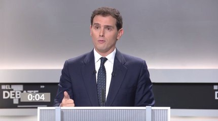 Minuto inicial de Albert Rivera