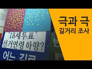 '18세 투표' 극과 극 길거리 조사 결과는?