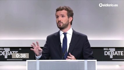 Minuto inicial de Pablo Casado
