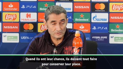 Groupe F - Valverde : ''Dembélé doit se battre pour avoir sa place''