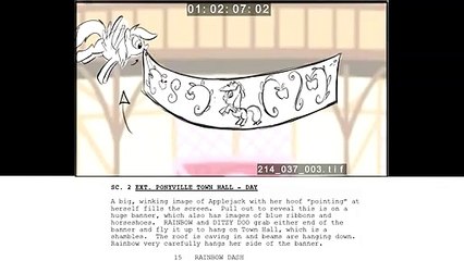 Last Roundup Original Audio, Storyboards, & Script