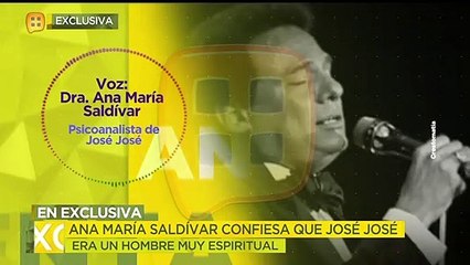 La psicoanalista de José José menciona que él era muy humilde | Ventaneando