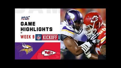 Chiefs vs Vikings Week 9 Highlights | NFL 2019 (03/11/2019)