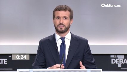 Minuto de oro de Pablo Casado (PP)