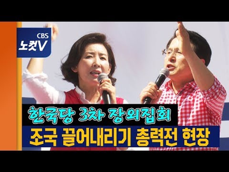 황교안·나경원이 주장하는 조국과 지소미아와 장기집권의 상관관계
