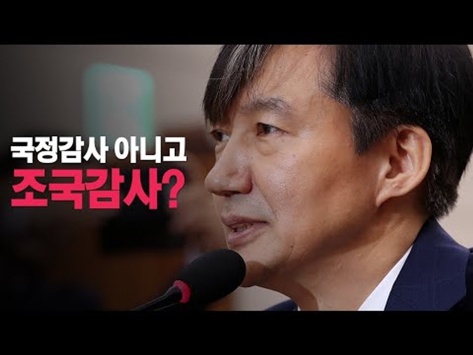 국정감사 아니고 조국감사? 증인 채택 두고 곳곳에서 공방