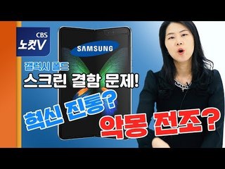 삼성 갤럭시 폴드, 혁신 진통이냐? 노트7 전조냐?