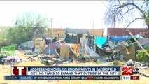 Homeless encampments outside of Bakersfield city limits