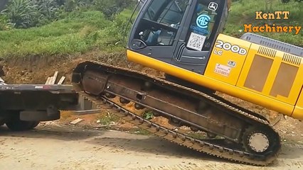 Amazing Dangerous Heavy Exvactor Equipment Operator Skill, Perfect Working Exvactor Driving