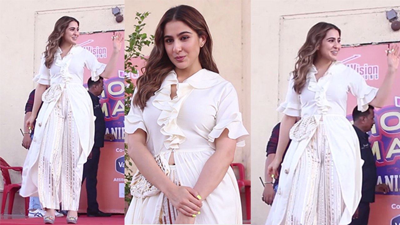 Sara Ali Khan looks Georgeous on the sets of Mo...