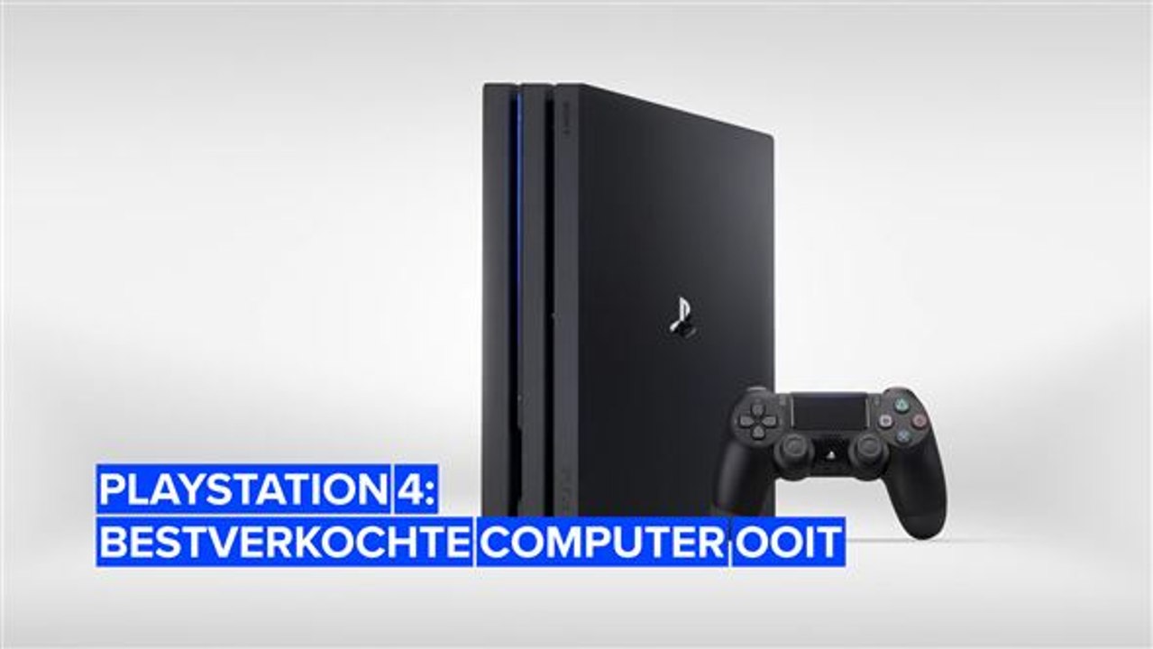 PlayStation 4 is de tweede meest verkochte console ooit