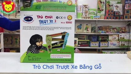 Trò chơi trượt xe 2 bằng gỗ