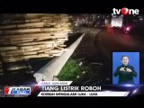 Tiang Listrik Beton di Garut Roboh, Empat Orang Luka Berat