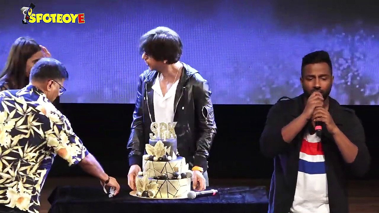 Shah Rukh Khan Celebrates His Birthday With His Fans Part 1  SpotboyE