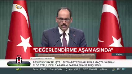 Cumhurbaşkanlığı Sözcüsü İbrahim Kalın'dan önemli açıklamalar