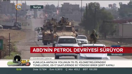 ABD Suriye'deki petrol sahalarında devriyelerini sürdürüyor