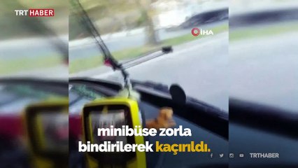 Minibüsle kaçırılan kızı halk otobüsüyle kurtarma operasyonu