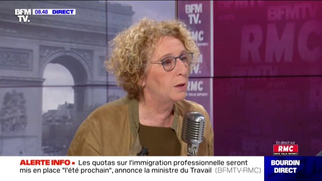 Muriel Pénicaud explique que le projet de loi sur les commerces alimentaires ouverts jusqu'à minuit prévoit des conditions strictes