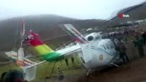 - Bolivya Devlet Başkanını taşıyan helikopter acil iniş yaptı