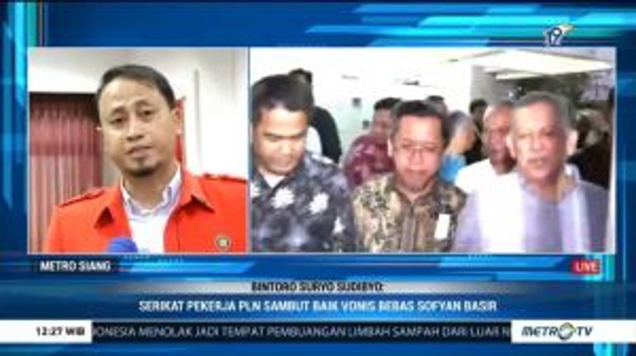 Serikat Pekerja PLN Sambut Baik Vonis Bebas Sofyan Basir