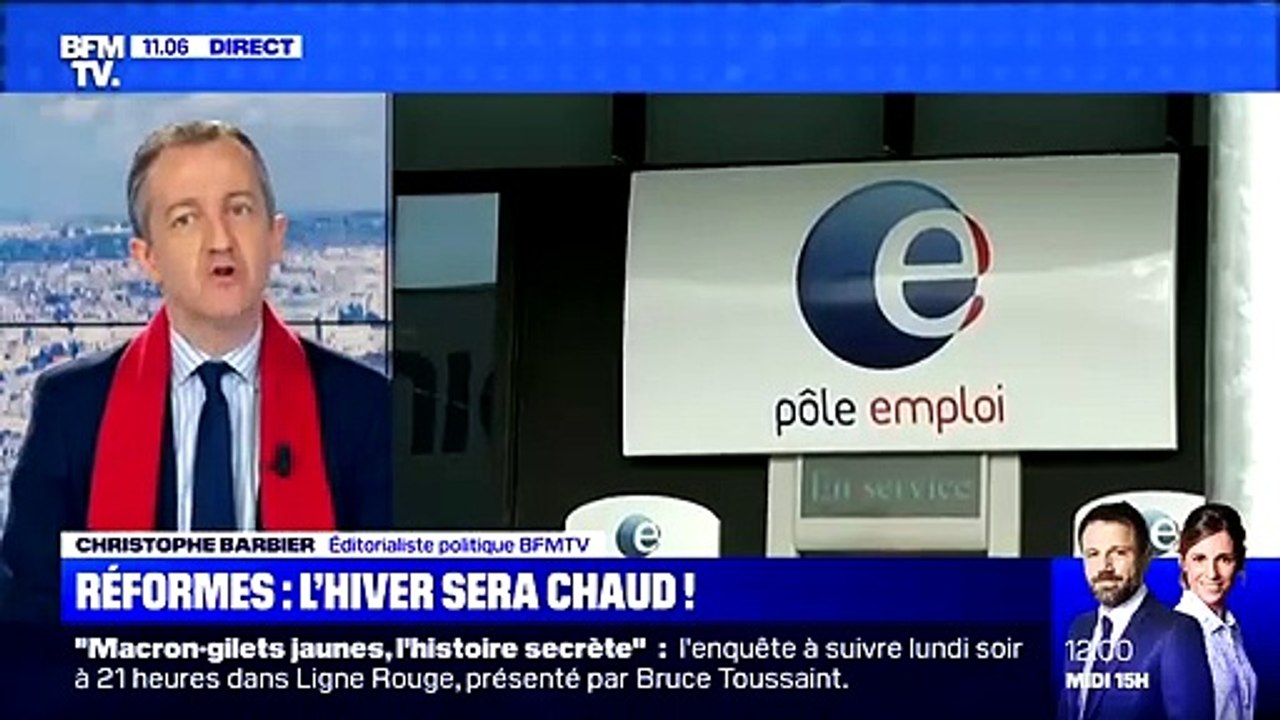 Christophe Barbier « C’est brutal mais pas assez contraignant pour que les gens se disent, panique, je prends ce qui passe et je traverse la rue pour trouver un emploi »