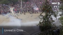 Mega-rally marks third week of Chile protests