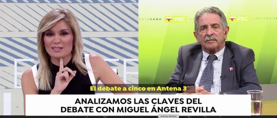 El cabreo de Revilla con Sandra Golpe