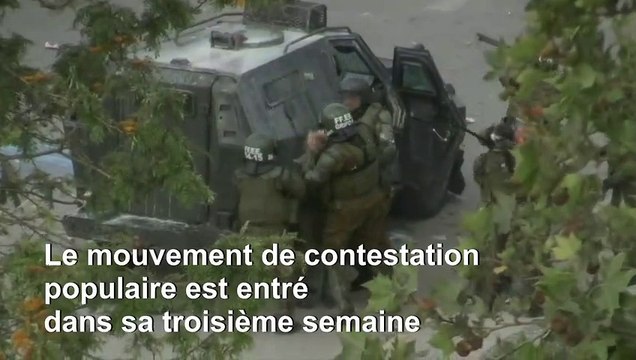 Chili: affrontements entre forces de l'ordre et manifestants pour la 3e semaine de contestation