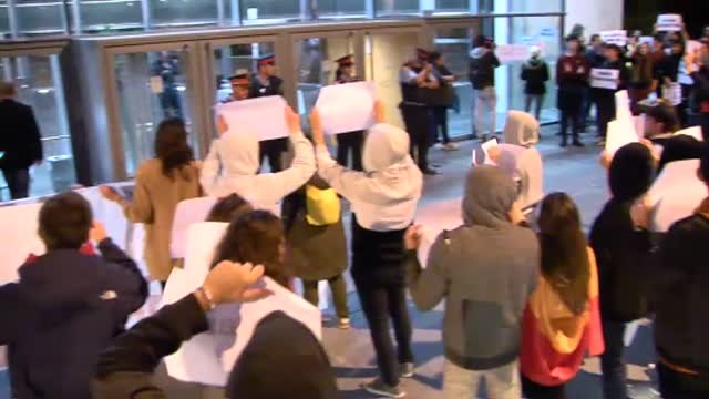 Gritos de traidores en un mitin de ERC en Girona