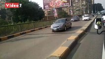 سيولة مرورية بميدان الإسعاف بوسط القاهرة وسط تواجد رجال المرور