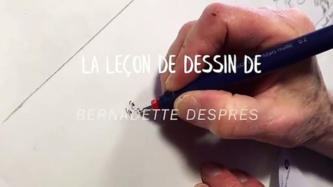 Comment dessiner Tom-Tom et Nana, la lecon de dessin de Bernadette Despres