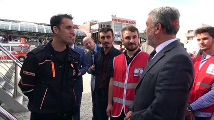 Rektör Bilgiç ve ekibi 7,2’lik deprem anını yaşadı
