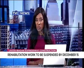 Rehabilitation work along Lagos-Ibadan exp. way to be suspended by Dec.