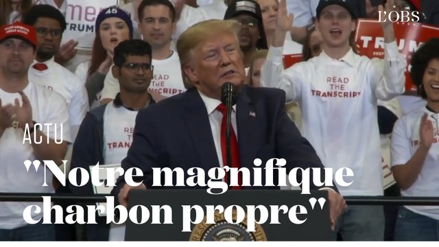 Trump officialise le retrait américain de l'accord de Paris... et ressort le mythe du charbon propre