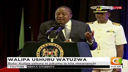 Uhuru Dares KRA