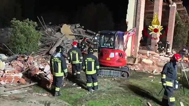 Quargnento (AL) - Esplosione intorno alle 2 in un edificio disabitato (04.11.19)