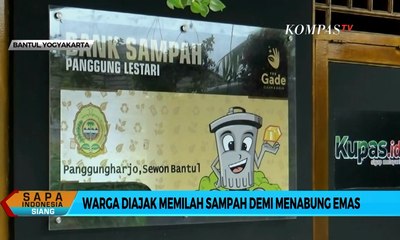 Di Bantul, Warga Berinvesati Emas Melalui Sampah