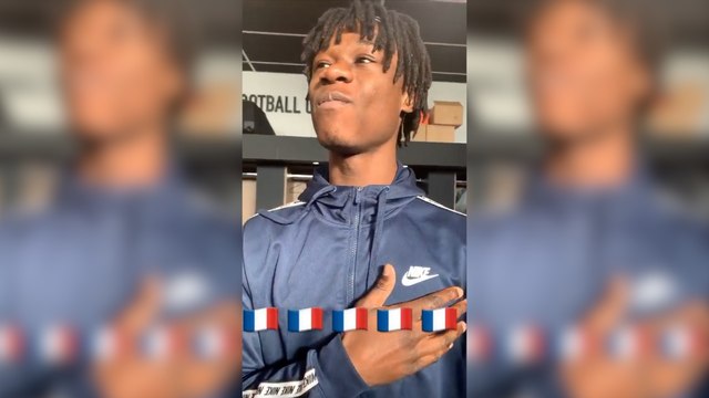 La première Marseillaise d'Eduardo Camavinga - Foot - L1 - Rennes