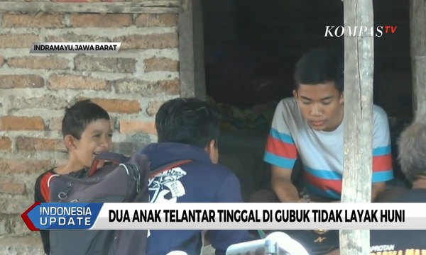 Dua Anak Telantar Tinggal di Gubuk Tidak Layak Huni