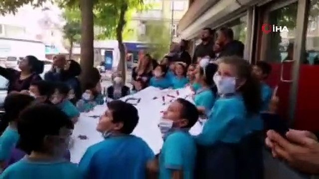 Lösemi hastası küçük Zeynep'e okul arkadaşlarından sürpriz