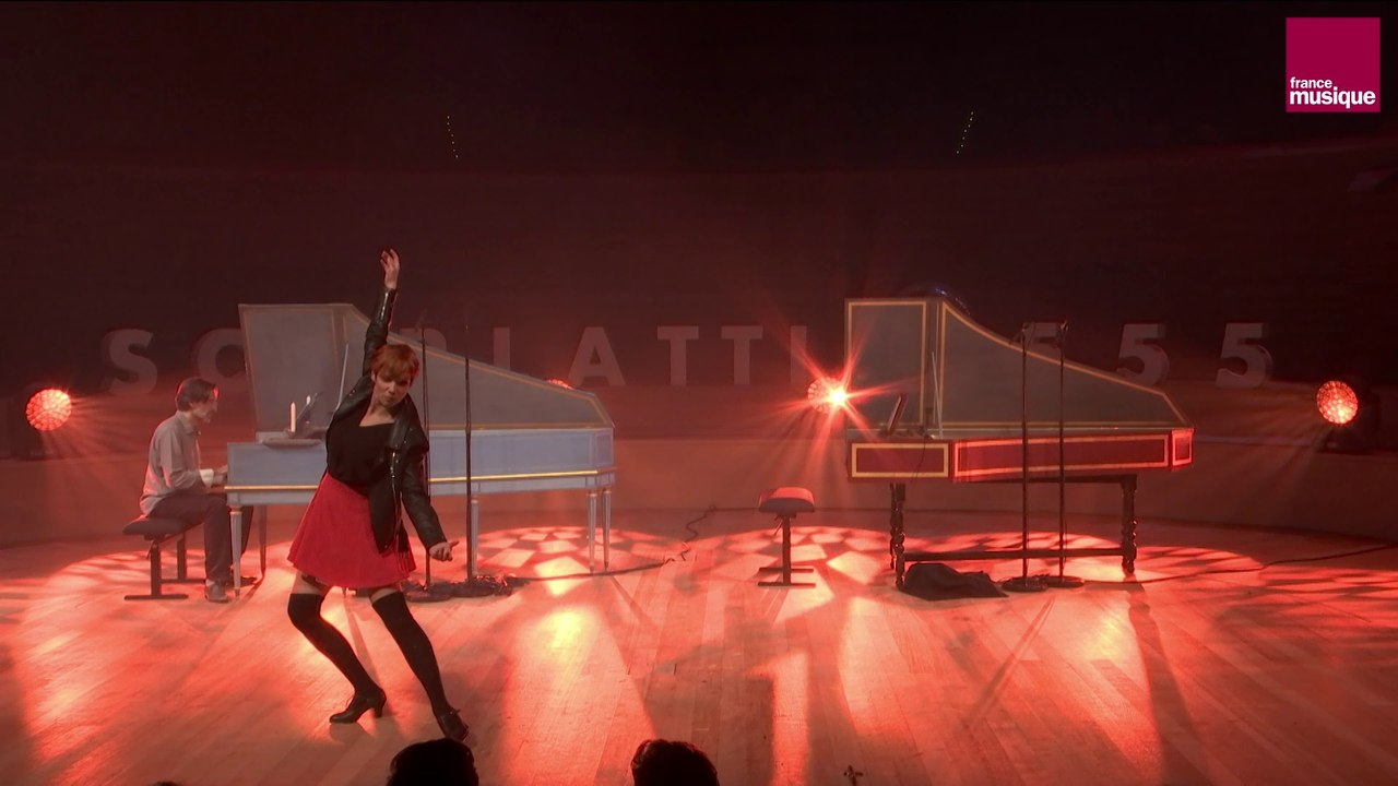 Domenico Scarlatti : Sonate en Ré Majeur (Allegro) K. 443 (Frédérick Haas, Isabelle Georges)